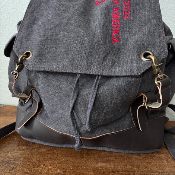 Tool Backpack North America Tour 2024 Official Band Merch Canvas Leather Bag - Picture 4 of 13